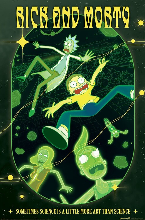 Αφίσα Rick and Morty - Rave Rickrival