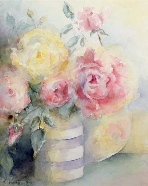 Αφίσα Roses in a Cornish Jug