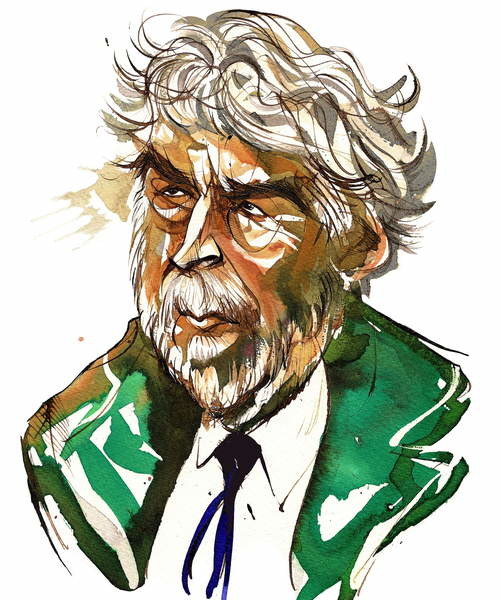 Αφίσα Sir Harrison Birtwistle - colour caricature