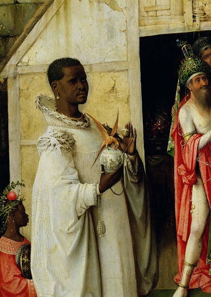 Αφίσα The Adoration of the Magi: detail of King Balthazar