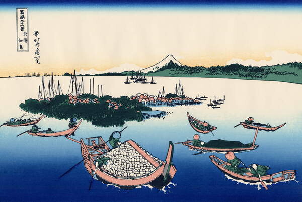 Αφίσα Tsukada Island in the Musashi province