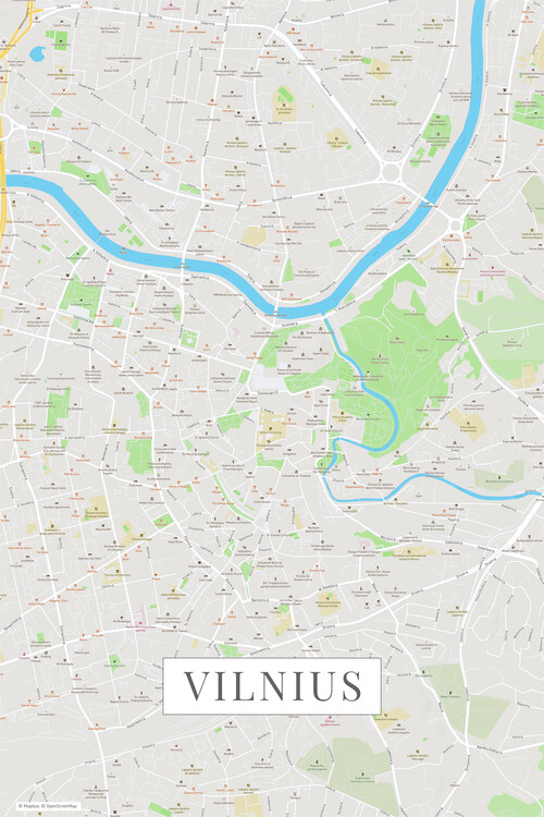 Αφίσα Vilnius color