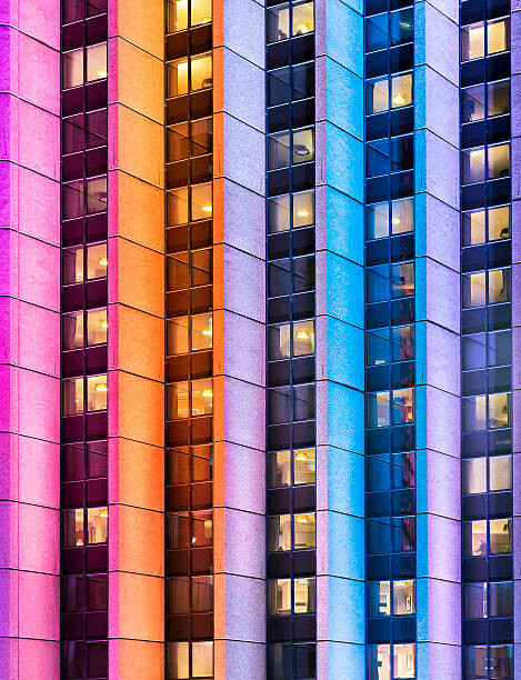 Αφίσα Vivid Sydney - Colorful Skyscrapers