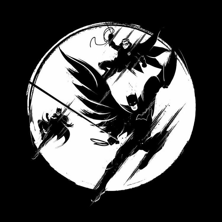 Εκτύπωση καμβά Batman - Sidekicks