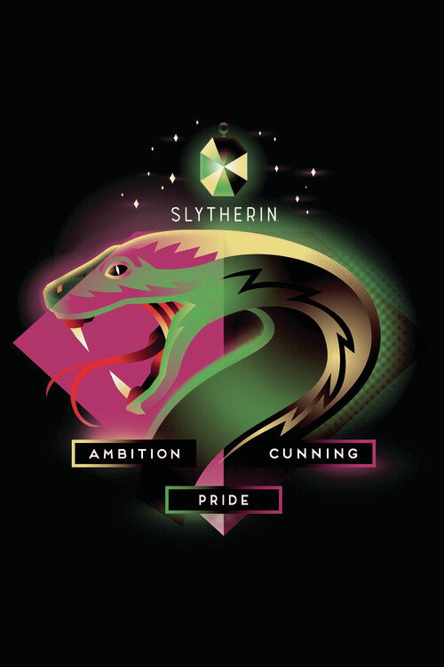 Εκτύπωση καμβά Harry Potter - Slytherin