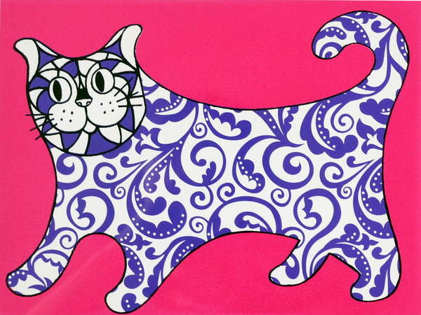 Εκτύπωση καμβά I am not a decorative object, Pink, 2015,