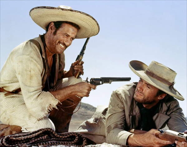 Εκτύπωση καμβά Il buono, il brutto, il cattivo by Sergio Leone, 1966