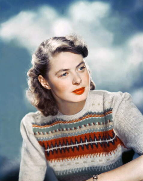 Εκτύπωση καμβά INGRID BERGMAN