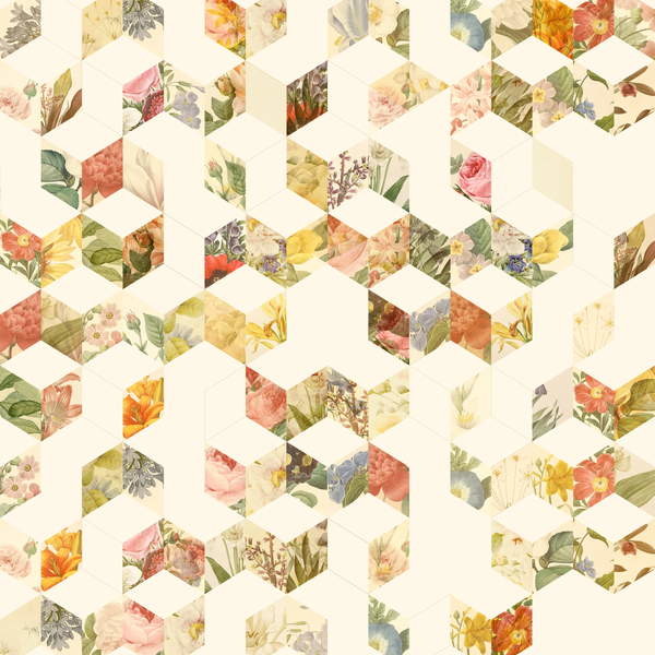 Εκτύπωση καμβά Keziah Flowers