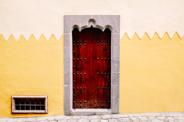 Εκτύπωση καμβά Nice wall painted in soft colors,