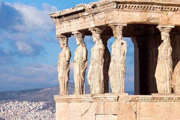 Εκτύπωση καμβά The Erechtheon, Temple of Athena, Acropolis,