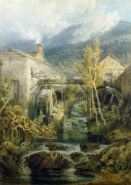 Εκτύπωση καμβά The Old Mill, Ambleside