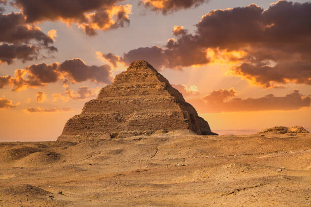 Εκτύπωση καμβά The Step Pyramid Complex of Djoser