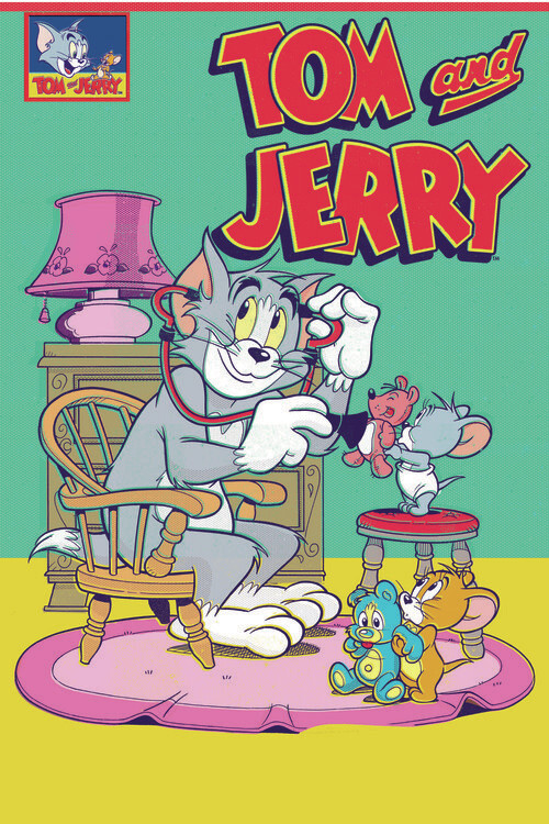 Εκτύπωση καμβά Tom & Jerry - Comics Cover