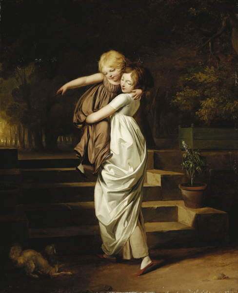 Εκτύπωση καμβά Two Sisters; Les Deux Soeurs,