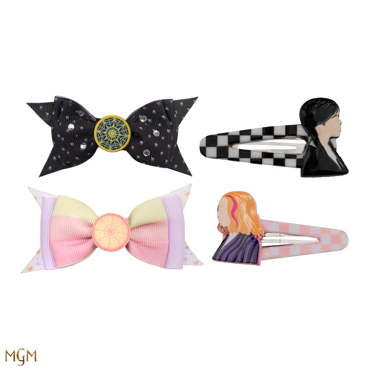 Ρούχα Κλιπ για μαλλιά Wednesday - Set of 4 Hairclips