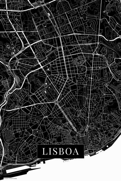 Фотошпалери Lisboa black