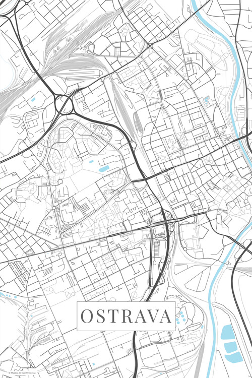 Фотошпалери Ostrava white