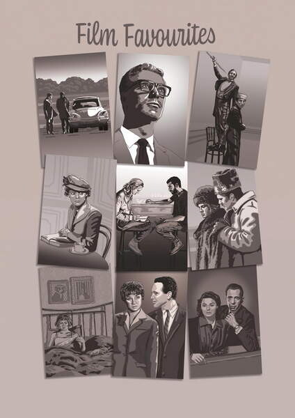 Картината върху платно Film Classics