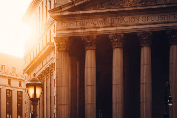 Картината върху платно New York County Supreme Court