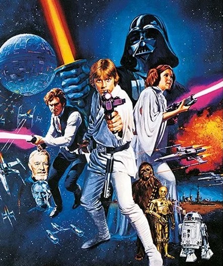 Toy Brick Film Posters : Star Wars Poster