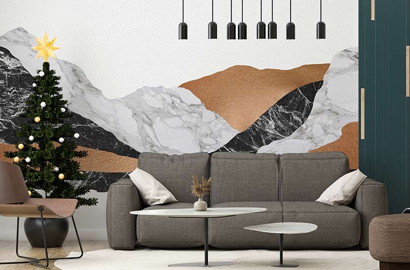 Illustration Marble Landscape I