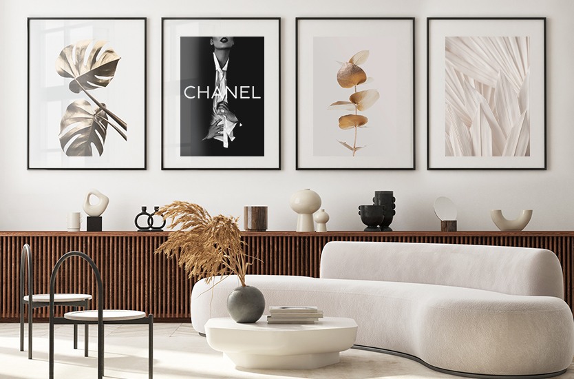 Art Poster Chanel model