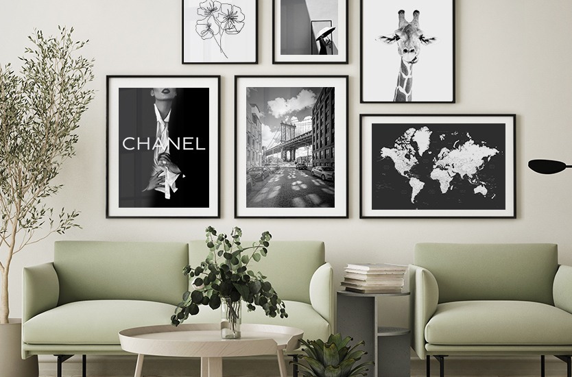Art Poster Chanel model
