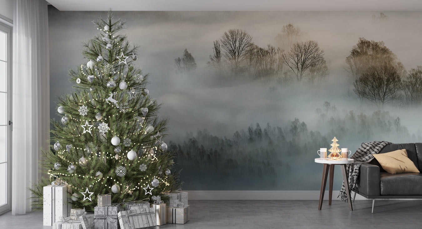 Wall murals for the living room