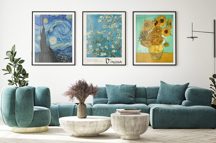 Fine Art Print Vincent van Gogh - Sunflowers